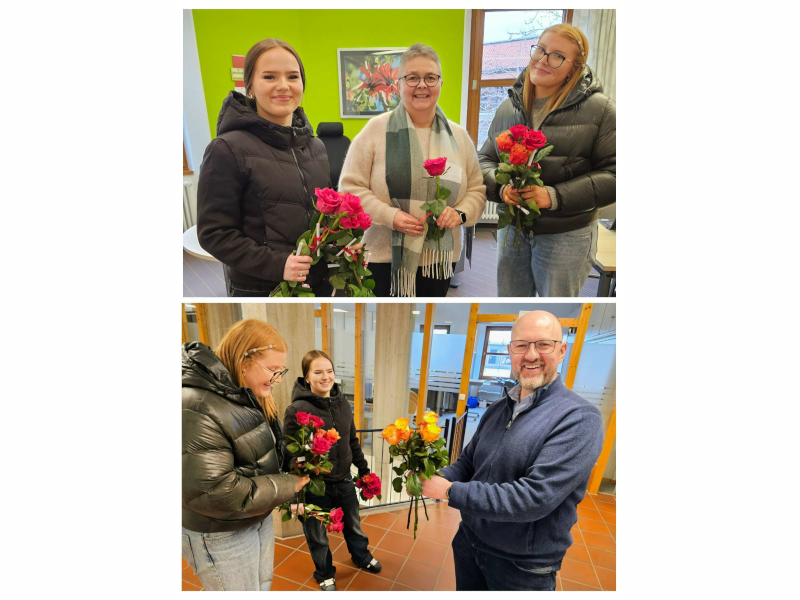 Valentinstagsaktion 2026 - Rosen und persönliche Grüße